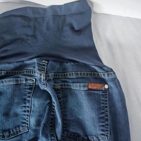7 For All Mankind Maternity Jeans/ Pea in the Pod Maternity Jeans Size 29 - Picture 6 of 7